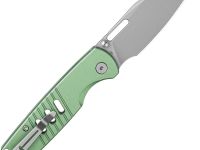 Складной нож Bestech Knives Man Vector, сталь D2, рукоять алюминий, зеленый