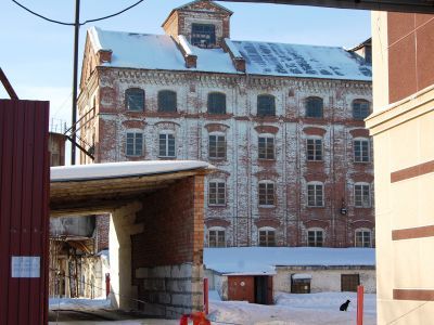 Здание крупяной мельницы купца Ф.В.Бечинова