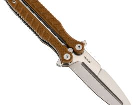 Нож-бабочка (балисонг) Ромул, сталь D2, рукоять G10