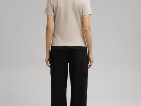 Приталенная футболка из джерси