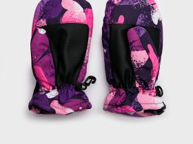 Варежки детские текстильные для девочек