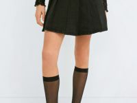 Джинсовая юбка в складку для девочек, Серый