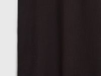 Платье в рубчик с воротником поло, Коричневый