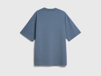 Футболка оверсайз с принтом для мальчиков, Синий