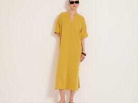 Платье Respiro, горчица