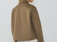 Куртка из плащевой ткани, Бежевый