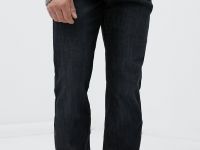 Утепленные джинсы straight fit мужские