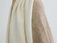 Вязаный шарф, Бежевый