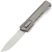 Гравитационный нож Remette Sharp Leopard, сталь M390, рукоять титан, серый