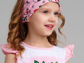 Косынка трикотажная для девочек, 2 шт в комплекте