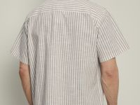 Рубашка с коротким рукавом в полоску