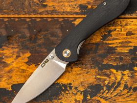 Складной нож CJRB Feldspar, сталь D2, рукоять G10, черный