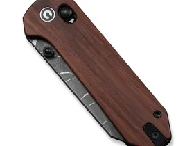 Складной нож CIVIVI Yonder, сталь Jagged Damascus, рукоять Guibourtia Wood