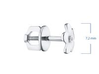 Пусеты из серебра э0612пс03152700