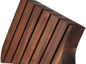 Подставка для ножей универсальная Woodinhome KS023UWN, орех