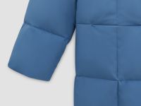 Стеганый пуховик с капюшоном