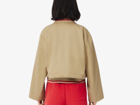 Женская куртка Lacoste из хлопка