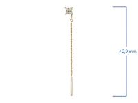 Серьги из желтого золота э0312сг08200364