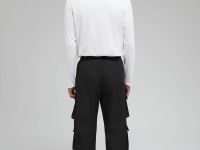 Брюки-карго с эластичным поясом