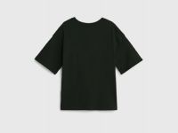 Футболка с AR-принтом для девочек, Черный