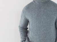 Свитер с содержанием шерсти, Серый