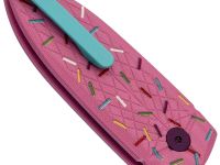 Складной нож Bestech Knives Ququ, сталь 14C28N, рукоять G10, голубой/розовый