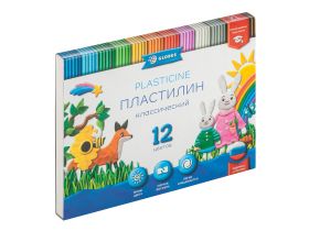 Набор пластилина Глобус "КЛАССИЧЕСКИЙ" 12 цветов