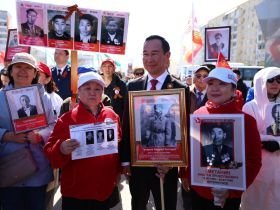 Фото. В Якутске акция «Бессмертный полк» собрала более 50 тысяч человек