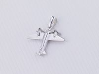 Классическая подвеска из серебра с бриллиантом э0601пд03181300