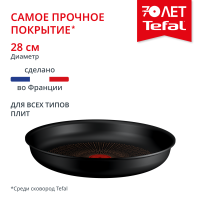 Индукционная сковорода Ingenio Excellence Fusion 28 см P0050653