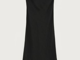 Атласное платье-комбинация