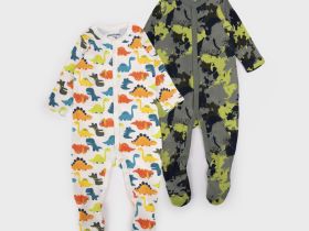 Комбинезон детский трикотажный для мальчиков, 2 шт в комплекте