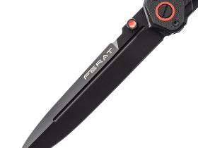 Складной нож Ferat Black, сталь D2 BSW, рукоять G10, Mr.Blade