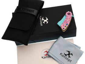 Складной нож Kansept Mini Korvid, сталь 154CM, рукоять G10, розовый