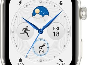 Умные часы HONOR Choice Watch 2i Серебристые с белым ремешком