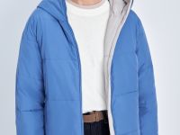 Двусторонняя утепленная куртка прямого кроя