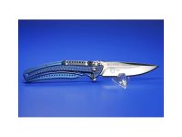 Складной нож CRKT Ripple 2 Blue, сталь Acuto 440, рукоять нержавеющая сталь