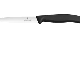 Набор из 3х кухонных ножей для овощей Victorinox Swiss Classic, нержавеющая сталь, рукоять пластик, черный