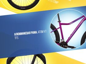 Женский велосипед Atom Vibes Seven 50, год 2024, цвет Фиолетовый, ростовка 17