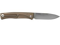 Складной нож LionSteel Thrill, сталь M390, рукоять Bronze titanium