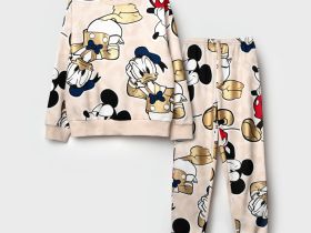 Комплект трикотажный для девочек: толстовка, брюки