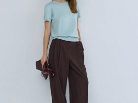 Джемпер с коротким рукавом, Зеленый