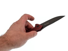 Складной нож Mr.Blade Hellcat, сталь VG-10, рукоять burgundy G10