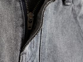 Джинсовая короткая юбка для девочек, Серый