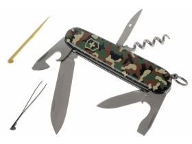 Нож перочинный Victorinox Spartan, сталь X55CrMo14, рукоять Cellidor®, камуфляж, 12 функций, 91мм