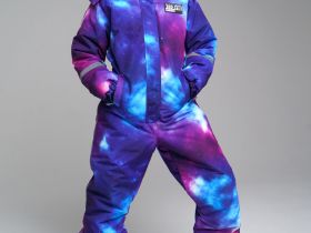 Зимний комбинезон из мембранной ткани для девочки