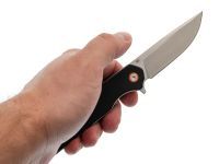 Складной нож Five Knives 18, сталь D2, рукоять микарта, черный