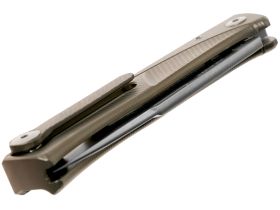 Складной нож LionSteel Thrill, сталь M390, рукоять Bronze titanium