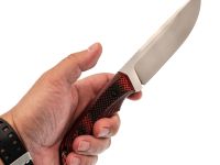 Нож Pocket Wolf Раптор, сталь AUS10Co, рукоять G10, черно-красный
