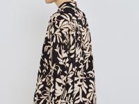 Рубашка изо льна с вискозой, Коричневый